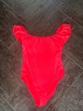 Trina Turk Bright tomato Red One-Piece Swimsuit